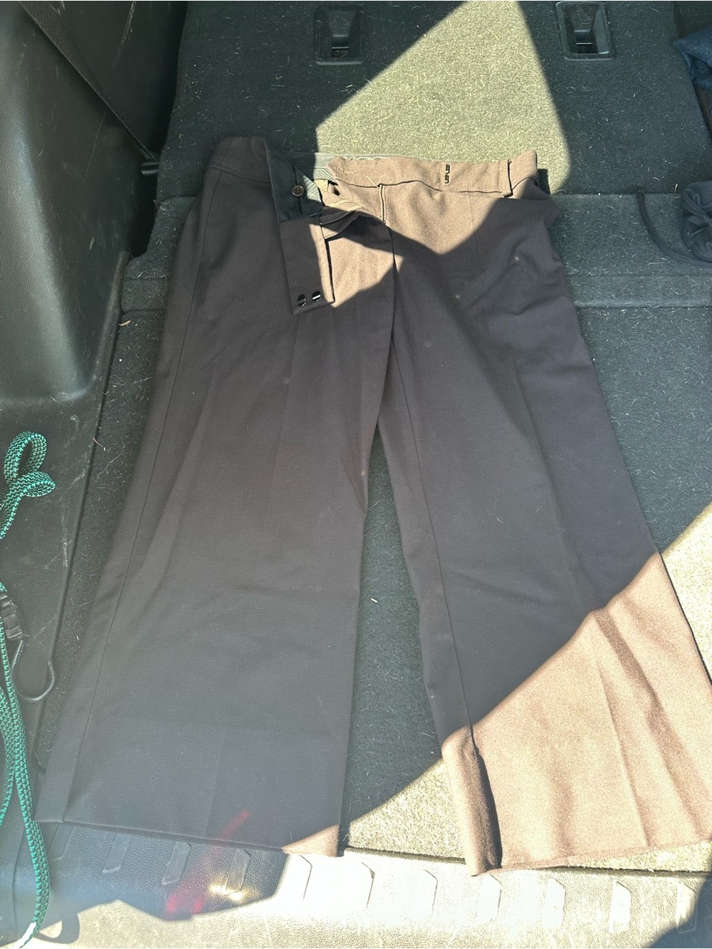 BCBGMaxAzria Women's Brown Cropped Wide-Leg Pants